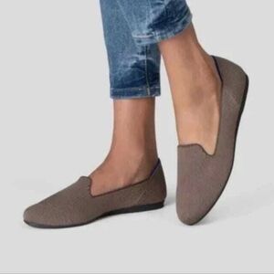 Rothy's Loafers Beige Slip On Round Toe Shoes Women Size 8